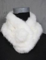 rabbit fur scarf