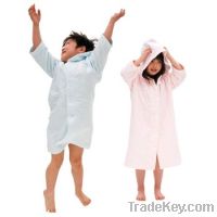 kids high quality towel material lengthy bathrobe
