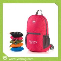 foldable colorful backpack two shoulder backpack