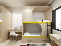 Wood capsule Bunk Bed for Hostels /School Students Dormitory Loft Bed Frame/capsule hotel bed