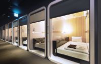 luxurious sleepbox metal  Furniture Capsule Bed Bedroom Hostel Dormitory airport  Bunk Bed for capsule hotel