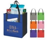 Non woven bags conference bag with front pocket