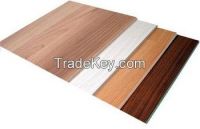 Best price strict quality E0 E1 E2 glue 4x8 melamine pantry cabinet mdf / pb / plywood