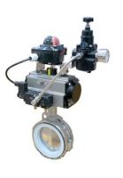 Pinion-and-Rack type air torque pneumatic actuator butterfly valve