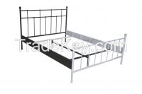 Hot Sale fashion modern wrought iron double bed metal bed