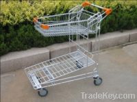 Steel supermarket shopping cart