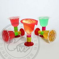 MIni Fruit jelly pudding cup with light IVY-JG082
