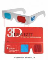 Custom promotional paper 3D glasses magazine 3D glasses