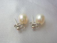 Sell freshwater pearls earrings(9)