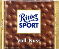 Ritter Sport Voll Nuss, 250g. Chocolate