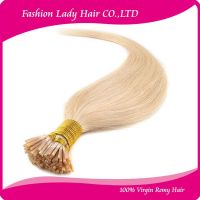 Super quality fashion lady 100% remy human hair stick hair extension