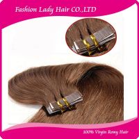 wholesale high quality 100%  human hair remy various color tape hair