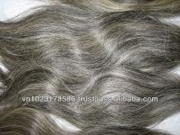 Grade AAAA Vietnam 100 Raw Grey Pure Virgin Human Hair Weave