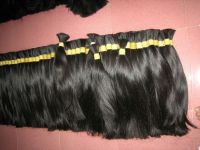 Natural Color Raw Virgin Remy vietnam human hair bulk wholesale