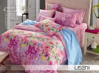 Cotton coated printed fabric for bedding