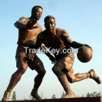 Bronze Statuette Garden - Ball Player