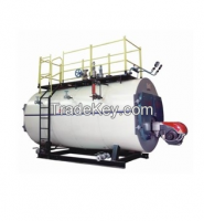 Gas/oil fired steam boiler