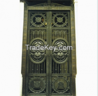 Custom Entry Bronze Gates-GBD023