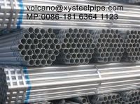 ASTM A53 galvanized ERW steel pipe
