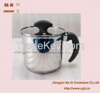 14cm Milk pot with flat glass lid