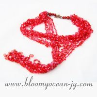 Small glass beads necklace
