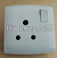 15A wall switched socket