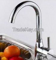 Sell Deck Mounted Single Lever Brass Kitchen Sink Faucet