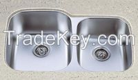 Sell Stainless Steel Double Bowl Undermount Kitchen Sink Undermount 16G