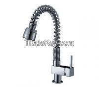 Wholesale Best Single Handle Pull Out Brass Kitchen Sink Faucets KFN8544 at Discount