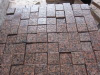 Chinese Cheap Maple Red Grante pavement