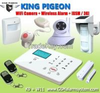 Alarm System with LCD display the whole menu, 3G Gsm Alarm System K9