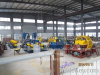 rubbertire recycling machine production line for processing waste tyre