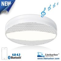12W Ceiling LED Bluetooth Speaker Light From Liteharbor