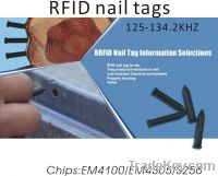 nail style 125KHZ RFID tags  operating frequency/Forest trees lable