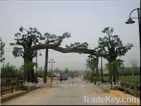 big outdoor decoration tree/artificial banyan tree(ISO14001)