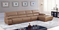 Coffer Color Leather Sofa Set Foshan