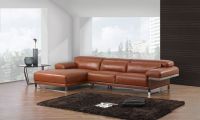 L.S998J-Modern Style Leather Sofa Yellow Sofa Bed for living room