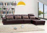 L.A2042J-America Style Leather Corner Sofa Living Room Sofas