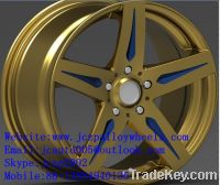 Gold car aluminum alloy wheel 15X6.5