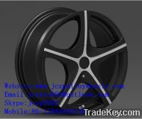 17X7.5 Black Alloy Wheels