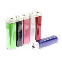 2200mAh 2600mAh ABS Lipstick Power Bank For Smart Phone For Promotions