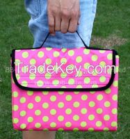 Pink outdoor picnic mat