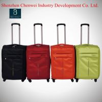 Colorful good quality fabric size 20, 24, 28 carry on luggage
