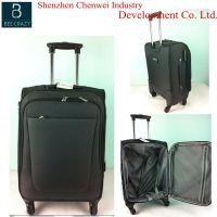 High grade business design trolley polyester travelling bag set