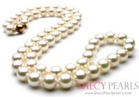 White Akoya Pearl Necklace