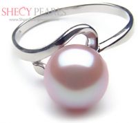 18K Lavender Freshwater Pearl Ring