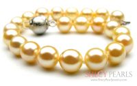 Golden Akoya Pearl Bracelet