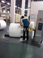 Paper stretch film wrapping machine, paper roll wrapping machine