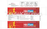 Nikiflam Gel for fast  Relief from Pain, sprain, strain