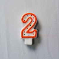 number candle, numeral candle, Happy birthday candle, party candle, wax